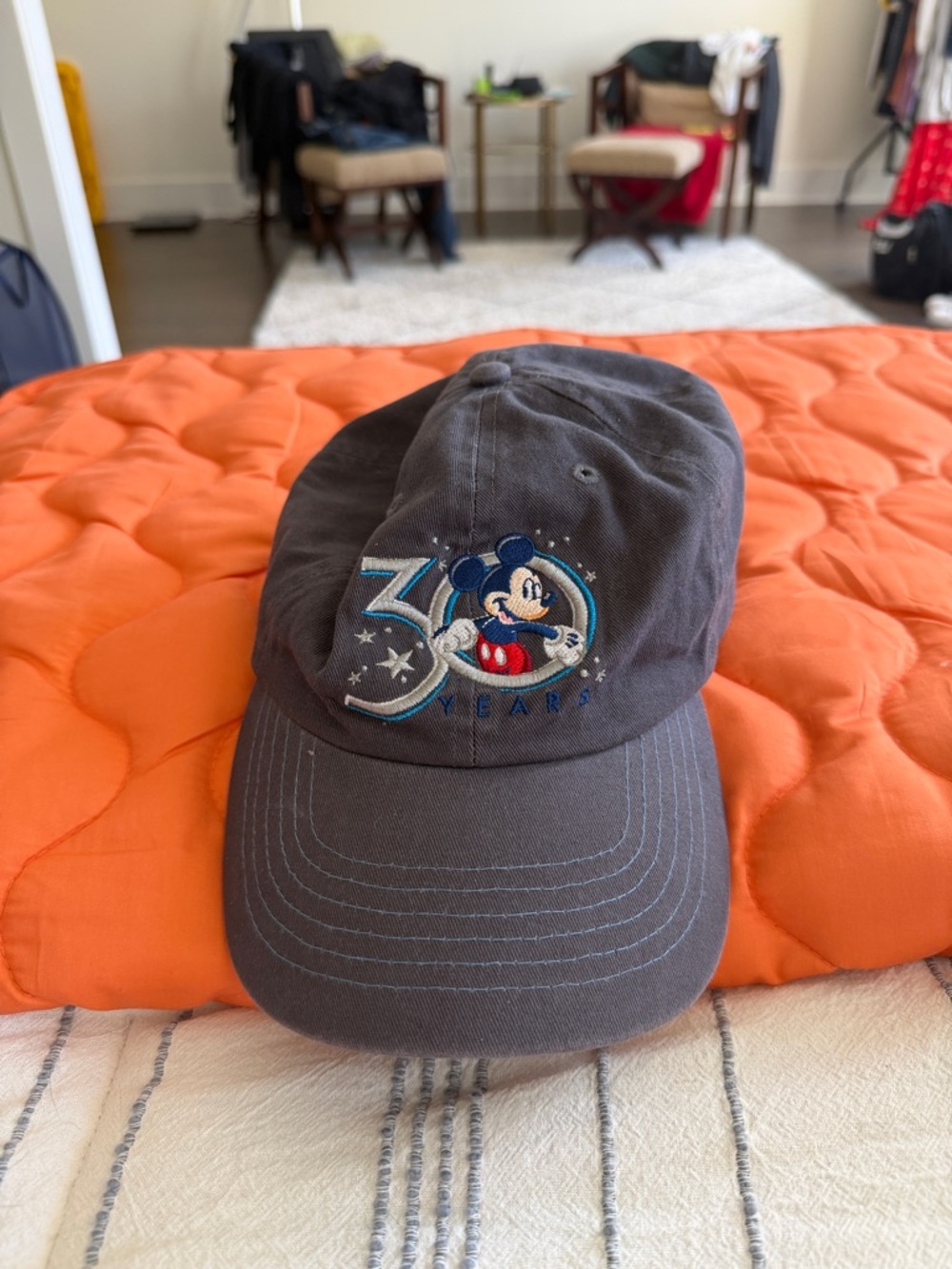 Disney Hollywood Studios Mickey Mouse 30th Anniversary Charcoal Cap